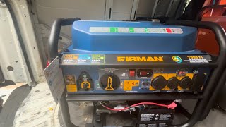 Firman T09371 9300 watt generator unboxing and first look [upl. by Erdried]