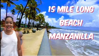 15 Mile Long Beach Coast Manzanilla Trinidad and Tobago [upl. by Einnoj]