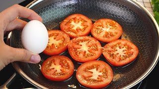 Do you have one tomato and eggs Inexpensive and delicious breakfast recipe [upl. by Bonaparte]