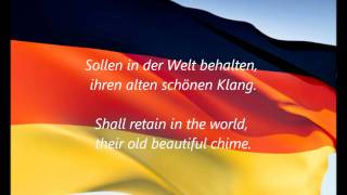 German National Anthem  quotDas Deutschlandliedquot DEEN [upl. by Chemarin703]