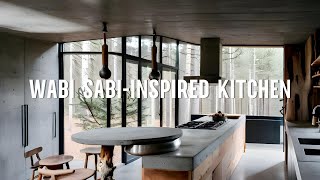 Deep Dive into Wabi Sabi Inspired Kitchen Design with Concrete and Wood Interior Decorating Ideas [upl. by Gibbeon121]