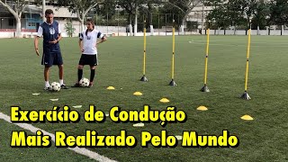 Condução de bola  Treino de Futebol [upl. by Charlotta]