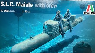 Custom Order 005 Italeri 5621 SLC Maiale with crew Part 1 [upl. by Amees]