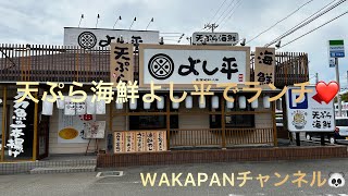 海鮮🦞天ぷら🍤よし平でランチ❤️WAKAPANチャンネル🐼 [upl. by Magdau135]