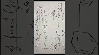 Preparation of phenol from cumene class 12 [upl. by Nalym]