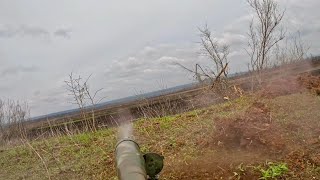 Combat GoPro  International Marksman Defending Bakhmut [upl. by Gio]