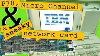 Revisiting the IBM P70 Tackling the Micro Channel Option Disks and a Sneaky Ethernet Card [upl. by Ecarg]