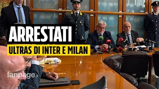 Arresti tra i capi ultras di Milan e Inter le intercettazioni quotNon mi importa nulla della squadraquot [upl. by Adamson]