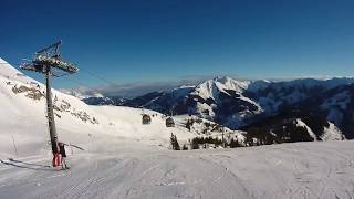 Rauris  Hochalmbahnen Piste 3a GipfelbahnSteinkar  Piste 3 GipfelbahnHochkar [upl. by Martinelli]