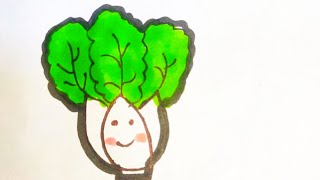 Vegetables drawing easy Vegetables drawing [upl. by Kravits746]