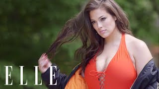 Ashley Graham on How to Find The Perfect Swimsuit  ELLE [upl. by Wystand]