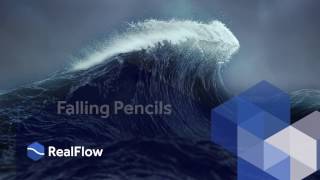 RealFlow 10 Tutorial Pencils Dynamic Simulation [upl. by Stauffer431]