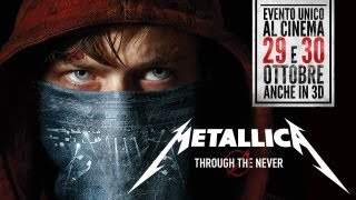 METALLICA 3D  Evento speciale al Cinema il 2930 OTTOBRE [upl. by Ihsakat]