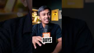 DARE to take up THE 180 DAYS CHALLENGE shortsindia millionairemindset viralvideo [upl. by Kier]