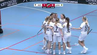 Highlights Svenska Superligan Dam Åkersberga IBF  IBK Lund [upl. by Wooster549]