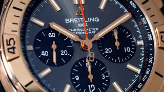 Breitling Chronomat 42 B01 18ct Rose Gold Chronograph with Box and Papers 2020 [upl. by Suiradal]