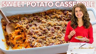 How To Make Sweet Potato Casserole Side Dish [upl. by Thorr]