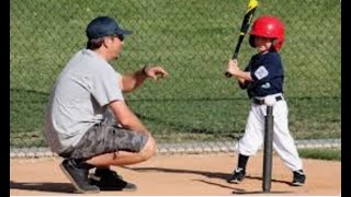 Tee Ball Clinic for 34 year olds littleleague teeball baseballcoaching baseballdrills MLB [upl. by Anuahsar13]