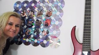 Como fazer um porta retratos com cds  Porta Retrato  artesanato Pinterest [upl. by Hsihsa]