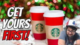 Get READY for the Most EPIC STARBUCKS Red Cup Day EVER [upl. by Erlina]