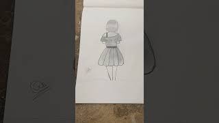 back side drawing of girl [upl. by Inaboy4]