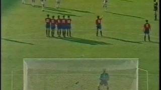 1990 World Cup Yugoslavia vs Spain Dragan Stojkovic [upl. by Arta492]