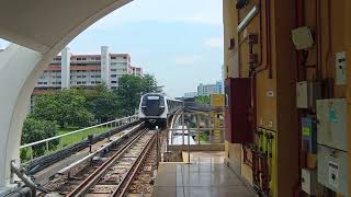 🟩R151 Set 18351836 departing Tampines MRT Station Tuas Link Bound [upl. by Ramah]