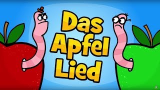 ♪ ♪ Kinderlied Apfel  Das Apfel Lied  Hurra Kinderlieder [upl. by Edia]