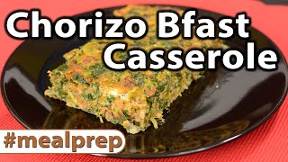 Chorizo Breakfast Casserole  Weekly Meal Prep  Caveman Keto [upl. by Gerome89]