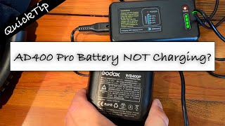 How to Reset your Godox AD400 Pro Battery [upl. by Qahsi]