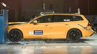 Volvo V60 Small Overlap Crash Test [upl. by Malsi]