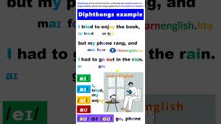 Phonetics in English ► Vowel Sounds ► Diphthongs example [upl. by Ebanreb704]