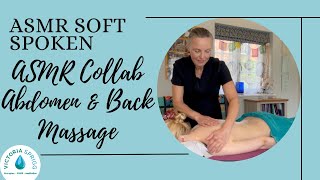 Abdomen amp Back Massage Collab with asmrbeauty  Aromatherapy Kinesiology  Unintentional ASMR [upl. by Lavinia269]