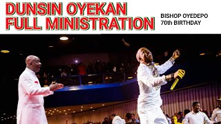 DUNSIN OYEKAN SPIT FIRE  BISHOP OYEDEPO 70TH BIRTHDAYCELEBRATIONPRAISE NIGHT [upl. by Oirramed]