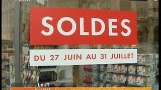 Ouverture des soldes dété Lyon [upl. by Bunny]