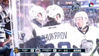 Icemen Highlights November 8 2024 Jacksonville Icemen vs Atlanta Gladiators Frozen Five [upl. by Drye]