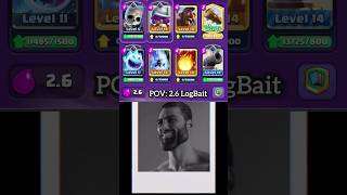 LOG BAIT 26 🔥✅ youtubeshorts clashroyale [upl. by Esorylime]