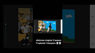 NikiUSA0 stickman chapter 2 season 11 episode 1 bloopers 💀💀 [upl. by Grefer]