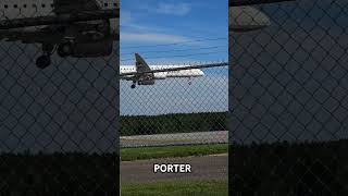 Porter Embraer E195E2 Landing [upl. by Strenta]