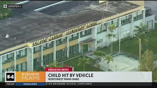 Boy struck by car near Biscayne Gardens Elementary [upl. by Aitercul334]