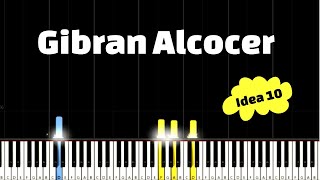 Gibran Alcocer  Idea10  Easy Piano Tutorial [upl. by Hseham118]