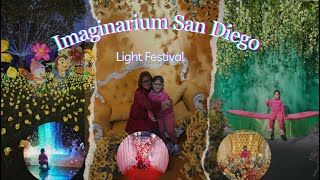 IMAGINARIUM SAN DIEGO LIGHT FESTIVAL with over 5M lights  Sanns Journey [upl. by Annekim]