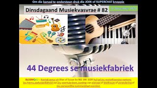 Dinsdagaand Musiek Vasvrae  82 [upl. by Ahsinod]