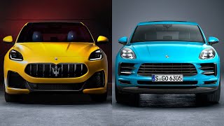 2023 Maserati Grecale vs Porsche Macan [upl. by Dranyer]