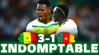 🔥 Le SENEGAL INDOMPTABLE BAT LE CAMEROUN 31  Sadio Mané Sarr et Diallo buteurs [upl. by Klusek]