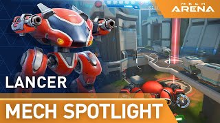 Mech Arena  Mech Spotlight  Lancer [upl. by Eeb]