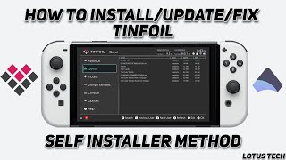 How To Installfixupdate Tinfoil for Nintendo Switch 1180 guide  Self Installer [upl. by Siuqram752]