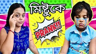 প্রথমবার মিষ্টুকে Prank করলাম ॥ মিষ্টু কেঁদে ফেললো॥ First Time Prank On Mistumistuprankbakambakam [upl. by Nahtonoj765]