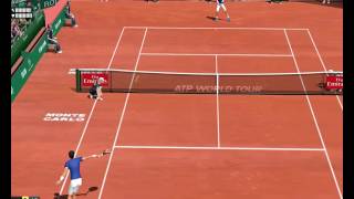 NOVAK DJOKOVIC VS PABLO CARRENO BUSTA MASTER 1000 Monte Carlo 2017 TENNIS ELBOW 2013 [upl. by Attezi]