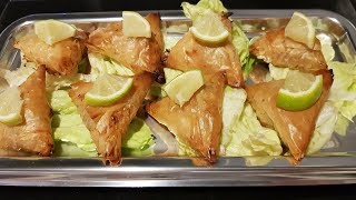 Briouates aux poissons et fruits de mer recette marocaine ابريوات بفواكه البحر [upl. by Laitselec]